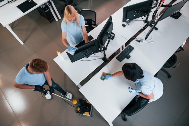 Transit hub cleaning services